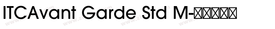 ITCAvant Garde Std M字体转换